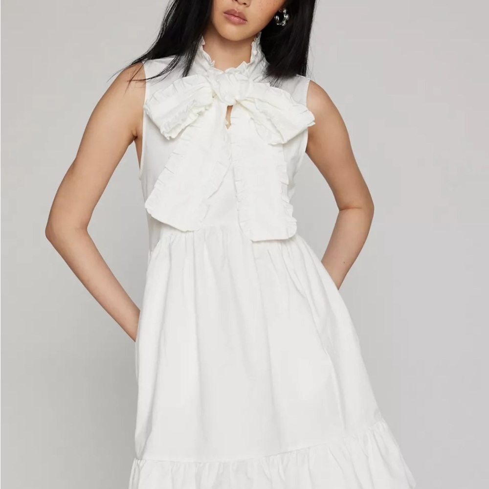 SISTER JANE -  Enchanted Bow mini dress 🤍 - Picture 3 of 7
